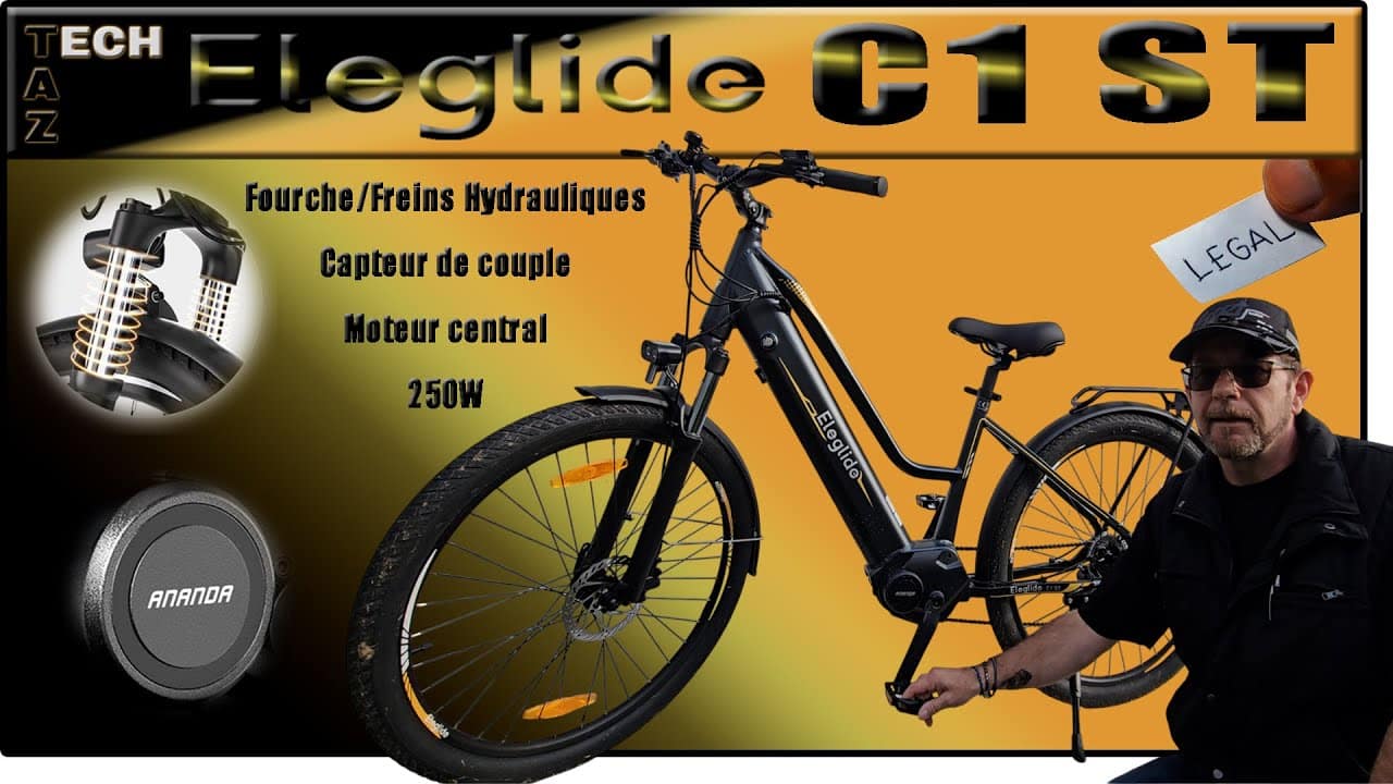 ELEGLIDE C1 ST – Moteur ANANDA et Capteur de Couple – Test Démo Avis !