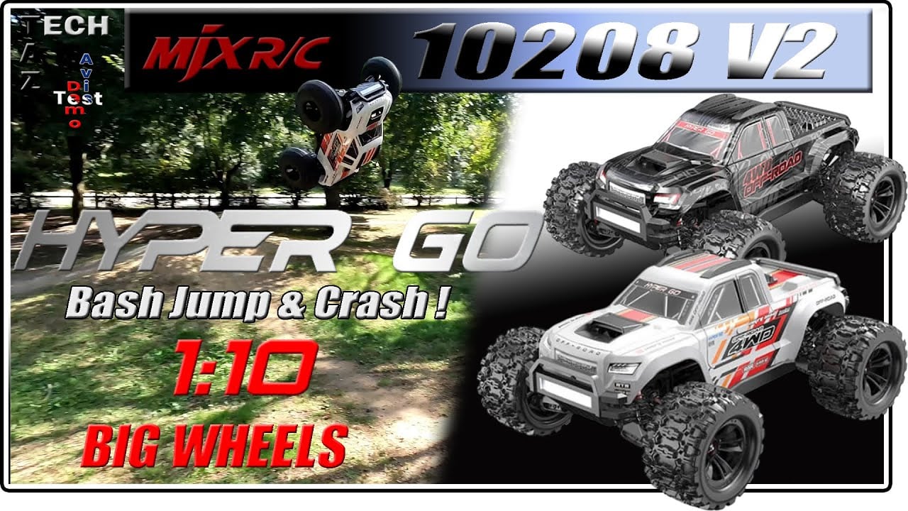 MJX HyperGo 10208 – 1/10 Bash Jump & Crash – J’ai tout fais pour la casser !