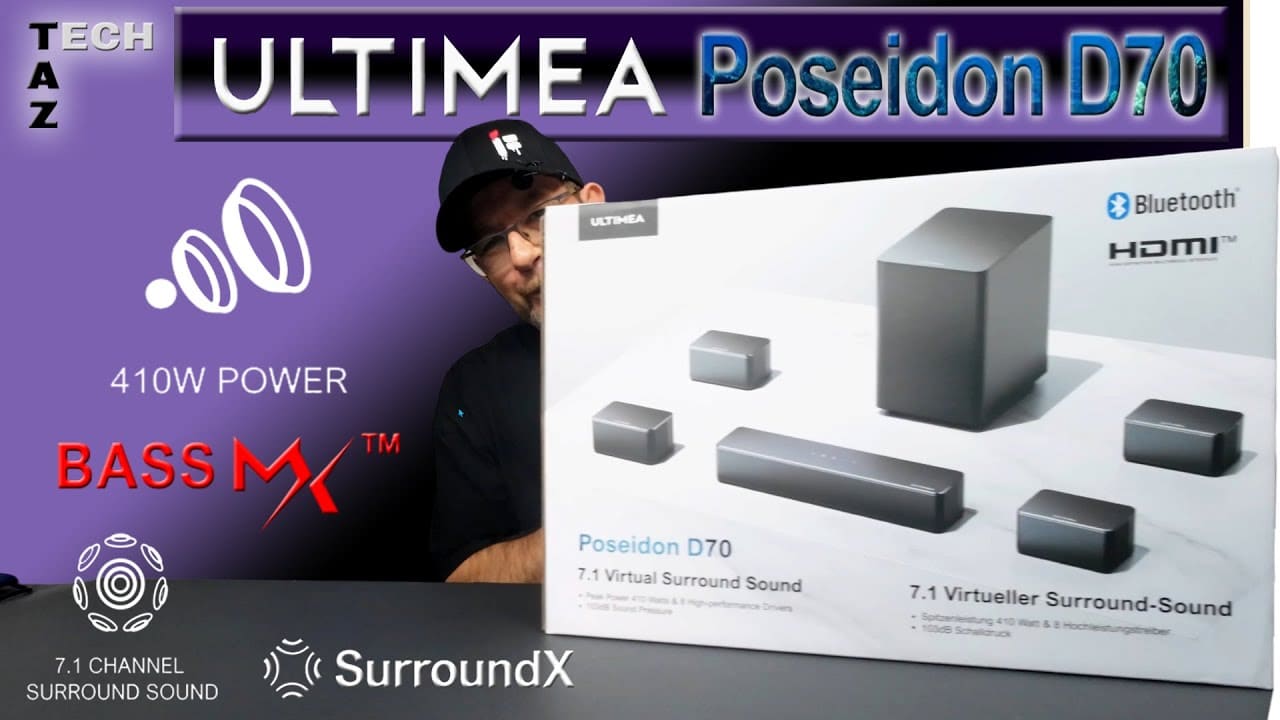 Ultimea Poseidon D70 – Home cinéma 7.1 Virtual Surround – Avis Test Démo !