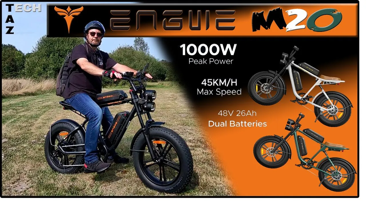 ENGWE M20 double batterie – FATBIKE style Scrambler / Café Racer – Bonne chance !