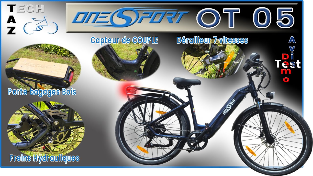 Vélo de ville économique à capteur de couple – ONESPORT OT05 – Des atouts indéniables !