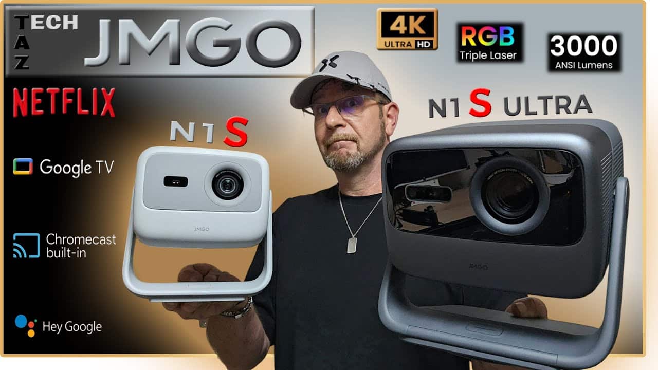 JMGO N1S & N1S ULTRA 4K Gimbal  laser – 3000 ANSI Lumens et GOOGLE TV – L’ évolution ATTENDUE !