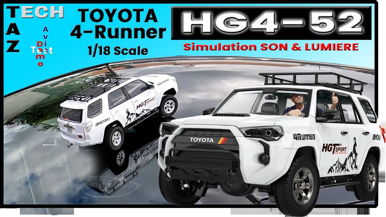 TOYOTA 4Runner 1/18 Scale Simulation – HG Trasped HG4-52 – Une belle réplique !