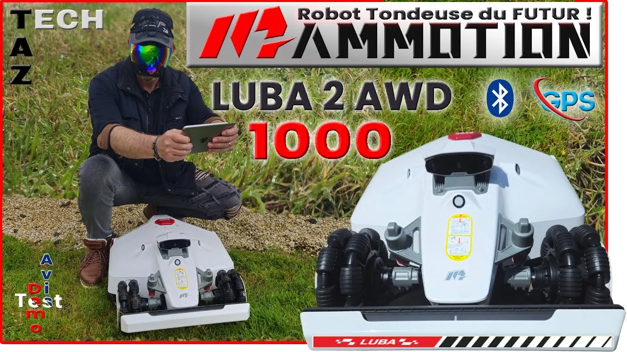 Robot Tondeuse FPV / GPS / Bluetooth – LUBA 2 AWD 1000 MAMMOTION – UN MUST HAVE !