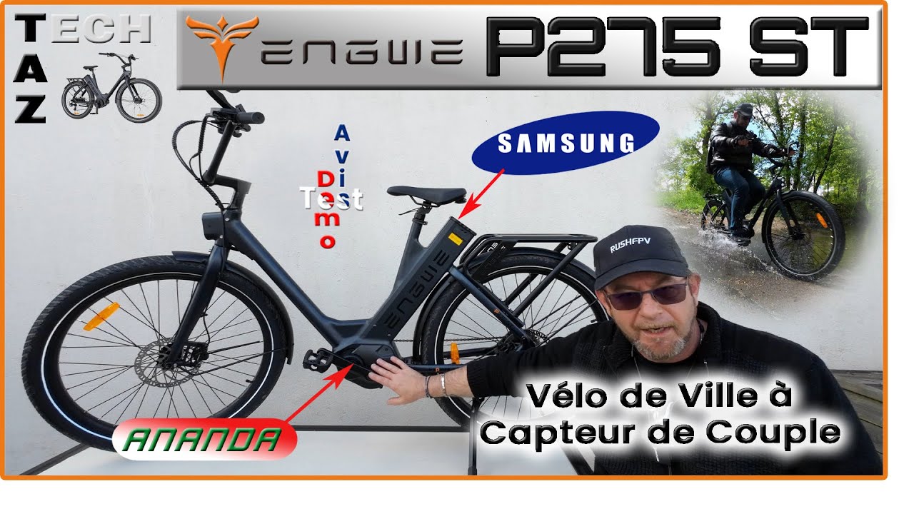 ENGWE P275 ST – Test complet & AVIS – Vélo Electrique de ville haut de gamme ?