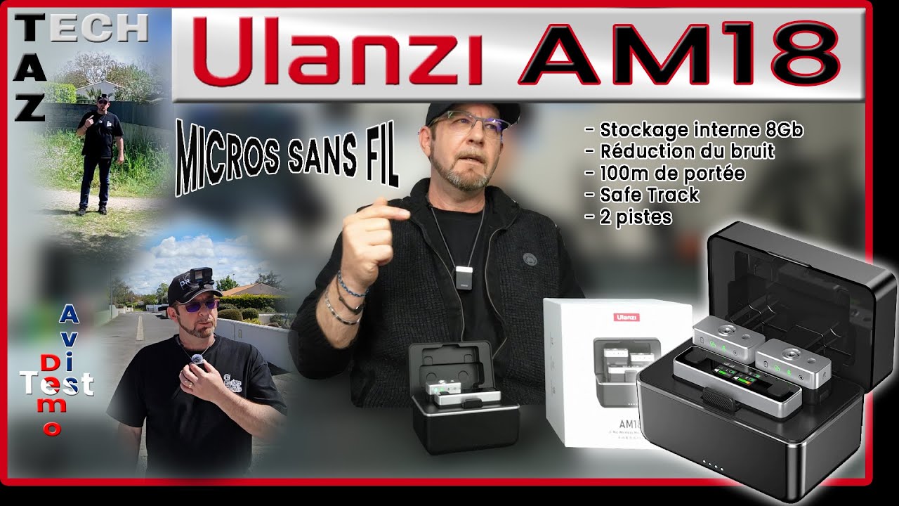 ULANZI AM18 TUTO et AVIS U-Mic wireless – Meilleur rapport qualité prix ?