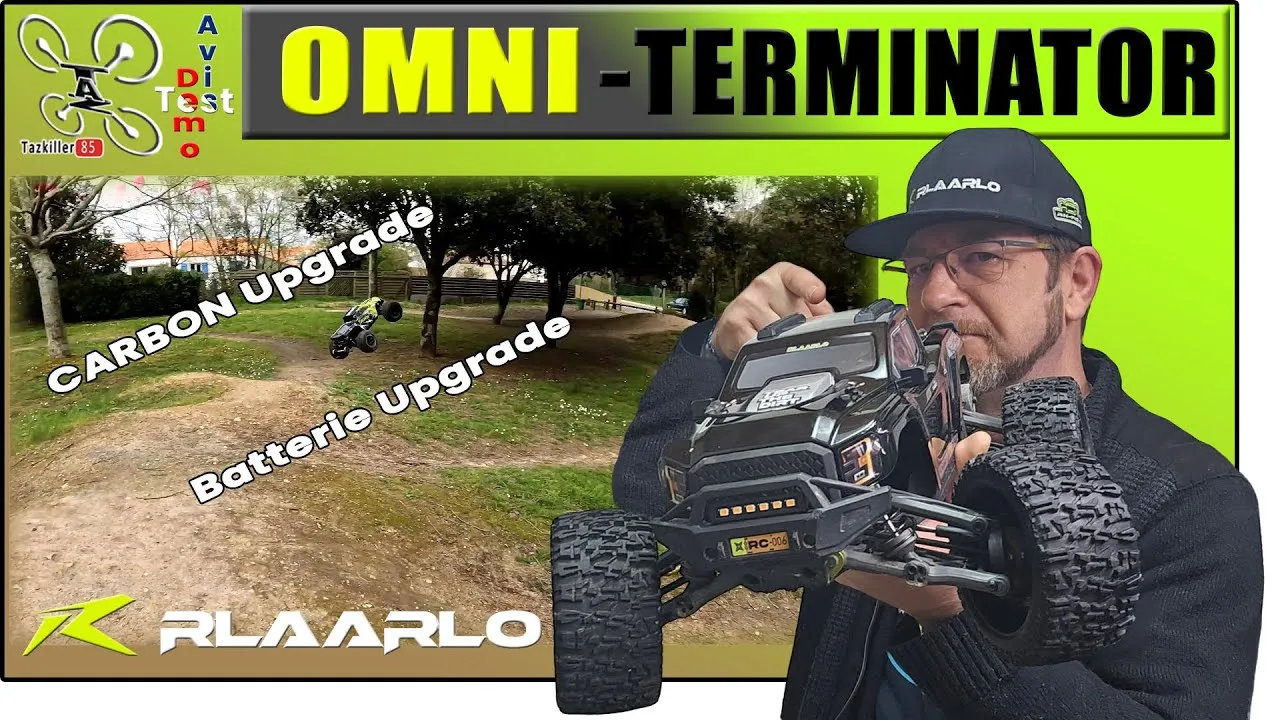 RLAARLO Omni Terminator carbon Upgrade & Big Lipo – Conseils Démo Avis !