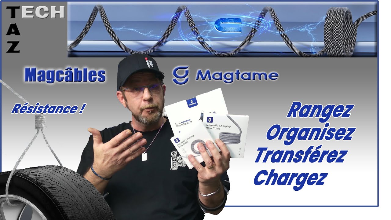 Nouveaux câbles USB magnétiques – Magcables Magtame – Simplifiez votre organisation !