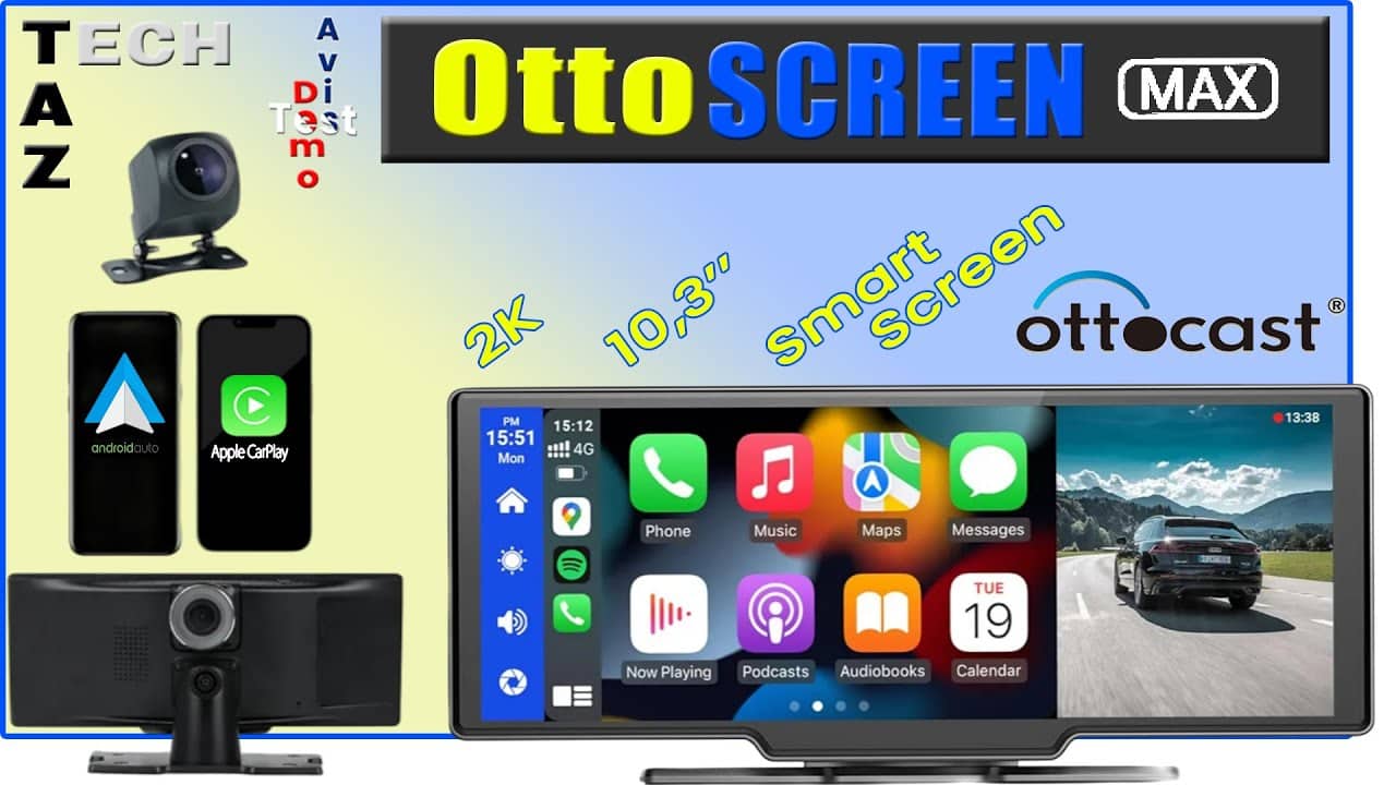 Android Auto / Carplay & double Dashcam OTTOCAST – Review Test Démo – Résultat du concours !