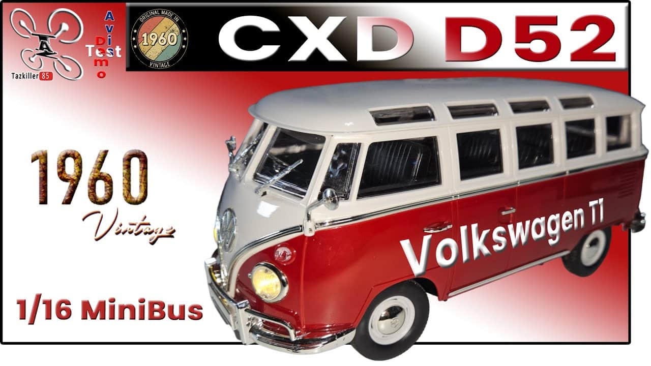 Combi Volkswagen T1 1/16 – Retour dans les années 60 – CXD D52  Licence officielle !