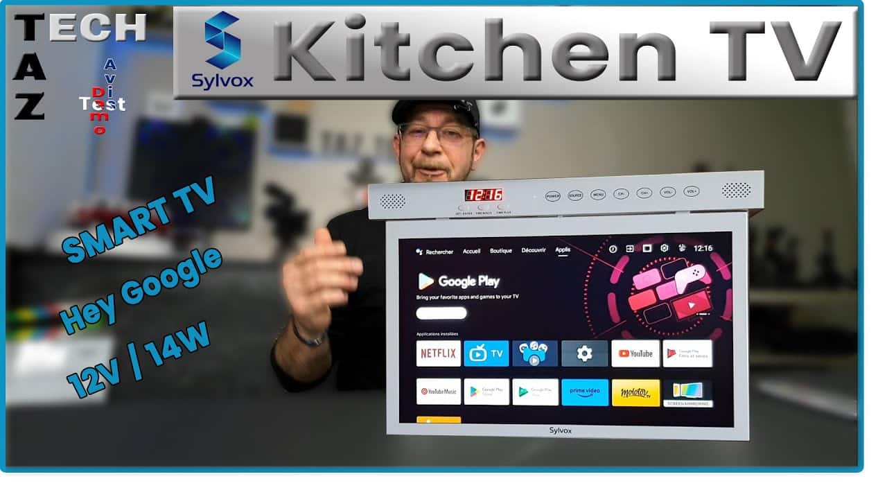 SMART KITCHEN TV SYLVOX 15,6″ – Économie Polyvalence & Originalité – Résultat CONCOURS Express 2 !