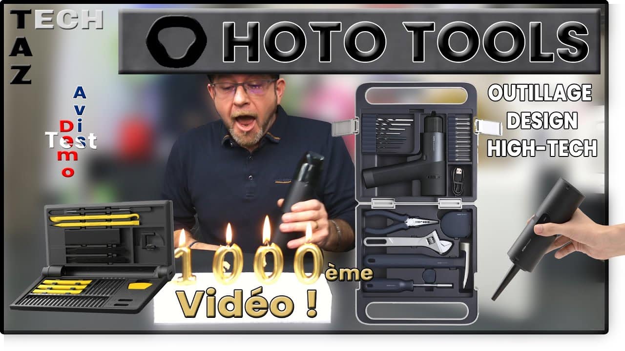 HOTO Tools L’outillage Design & High-Tech – Ma 1000ème Vidéo – Bonne CHANCE !