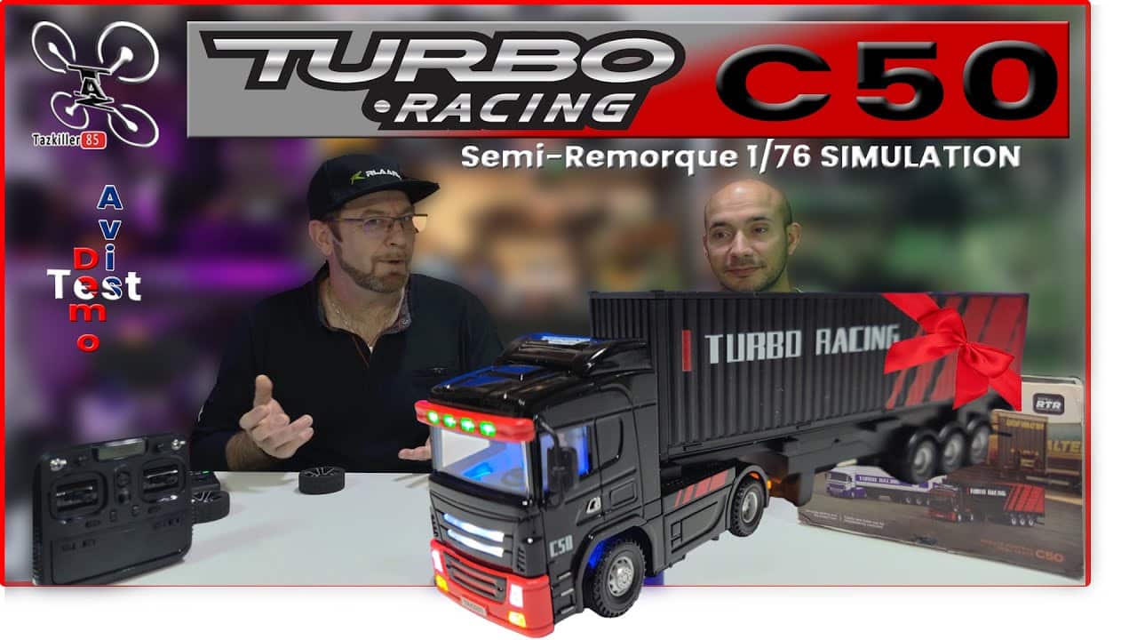 C50 Turbo Racing 1/76 Semi-Remorque – Test Avis Démo – Annonce Nouveauté Concours !
