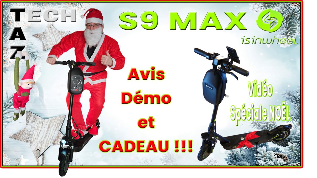 isinwheel S9MAX – Gagnez une Trottinette électrique – Résultat du Concours !