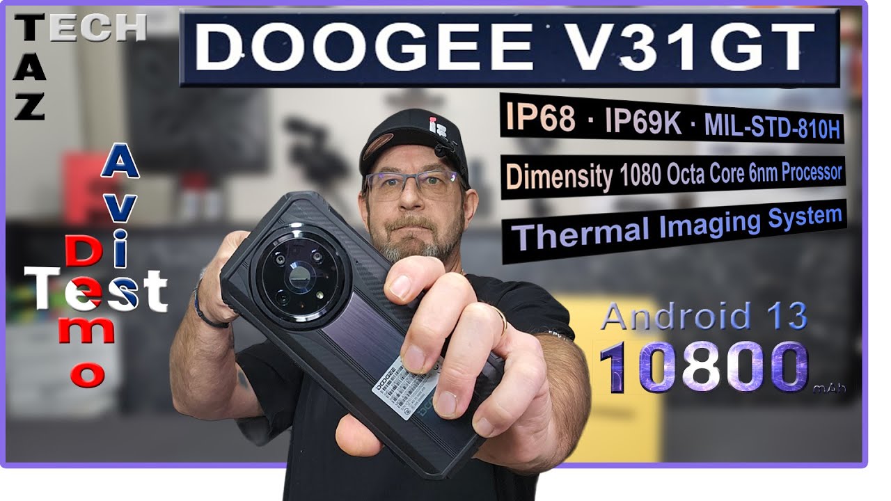 DOOGEE V31GT – LE meilleur RUGGED PHONE Haut de Gamme – TEST DEMO AVIS – 4K & Caméra thermique
