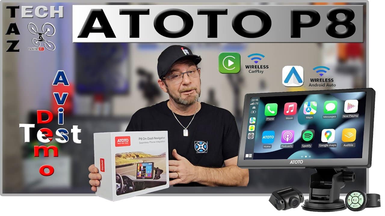ATOTO P8 Carplay / Android Auto & Dashcam – Test Démo Avis – Je vous dis tout !