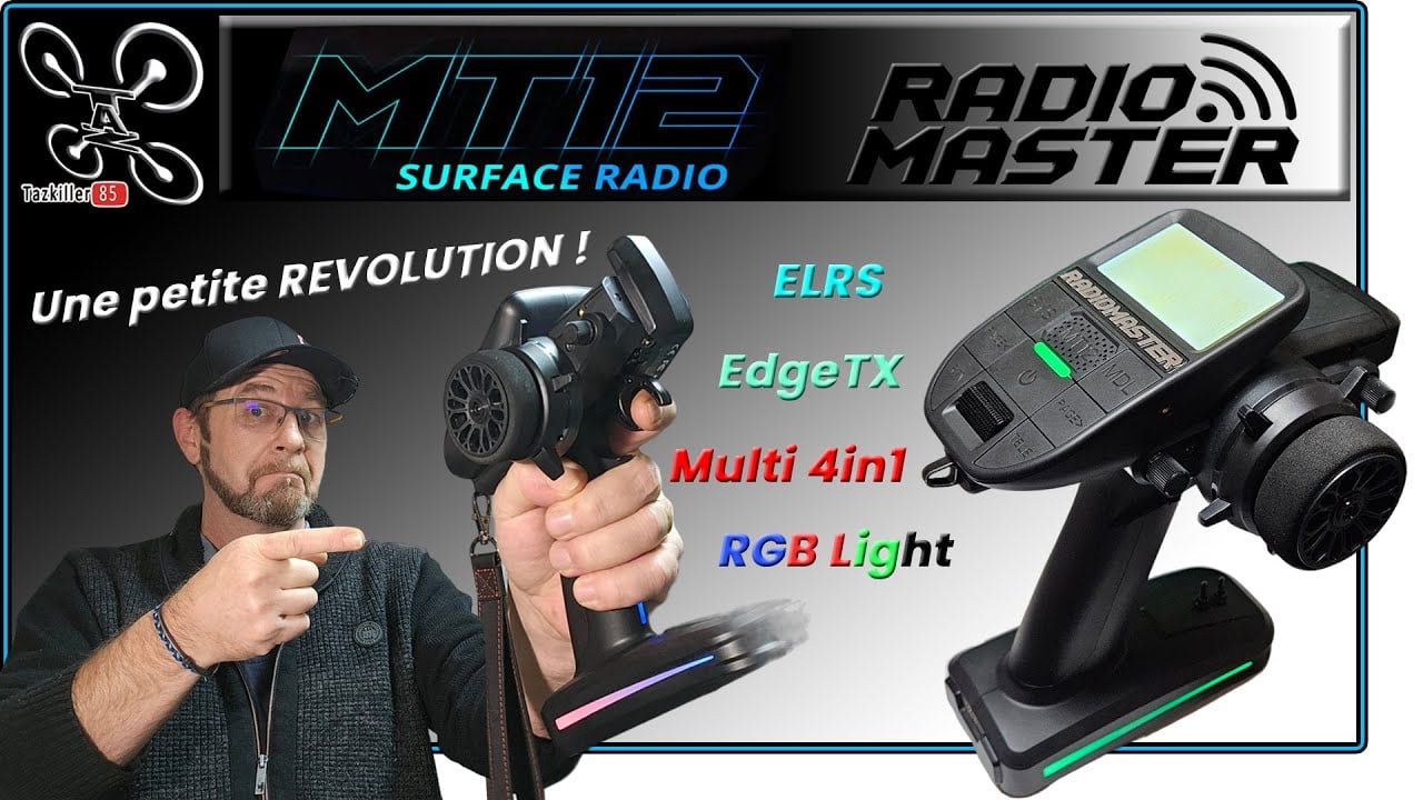Radiomaster MT12 – MUST HAVE – ELRS EDGE TX – La révolution !