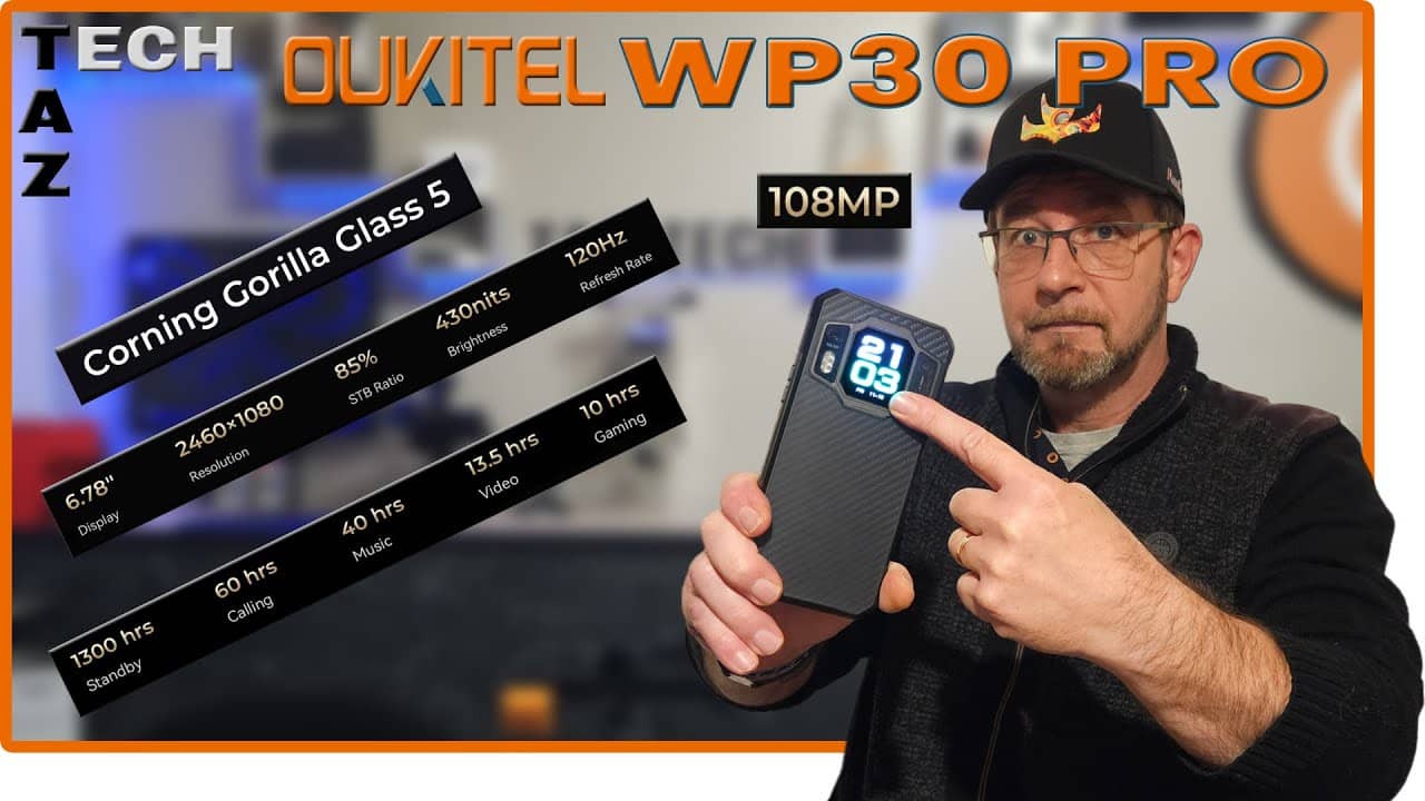 OUKITEL WP30 PRO Rudge phone petit budget Innovant – Original et PERFORMANT – Un MONSTRE !