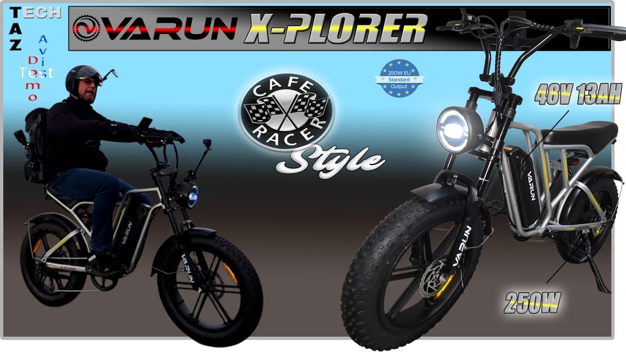Varun X-Plorer Fatbike 20″ style Café Racer – Test Démo Avis – Bonne chance …