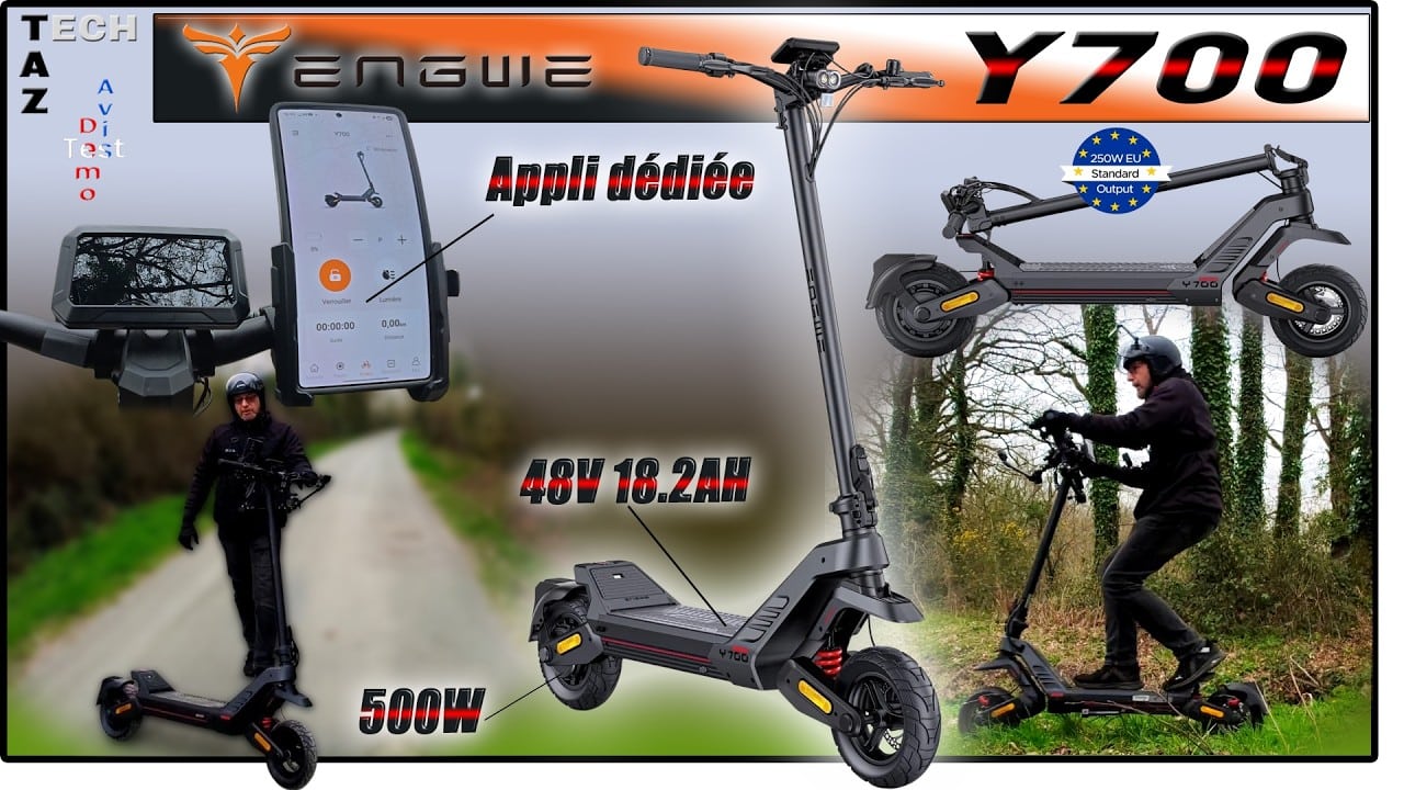 ENGWE Y700 Trottinette Urbaine 500W 18.2Ah – Test complet et Avis – Bonne chance !