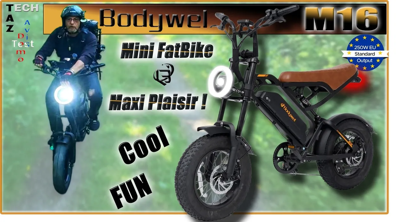 BODYWEL M16 mini VAE Fatbike – Test & Avis – Une bonne idée ? Bonne chance !
