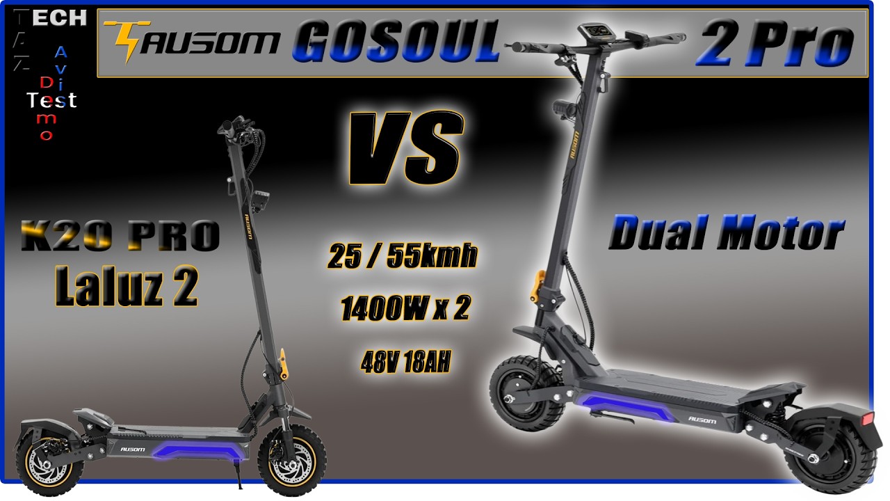 Ausom GOSOUL 2 Pro Trottinette 2800W – Test & Avis – Mieux que LALUZ ?