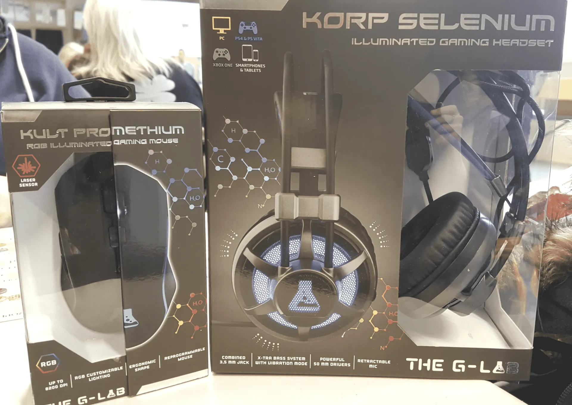 [TEST] Souris The G-LAB Kult Promethium et Casque The G-LAB Korp Selenium