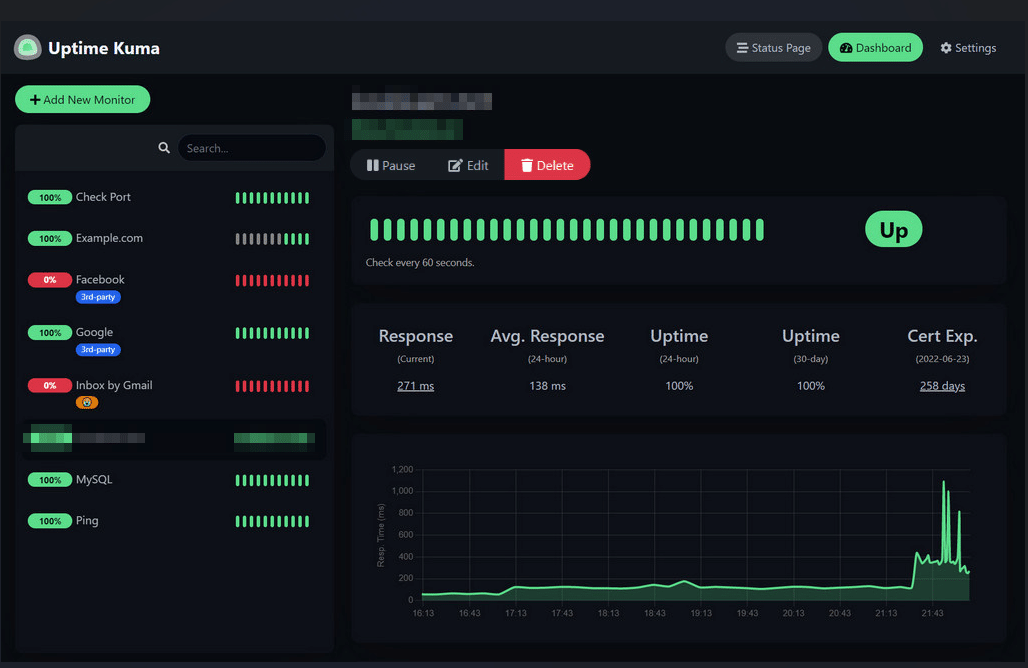 Mettre à jour automatiquement Uptime-Kuma