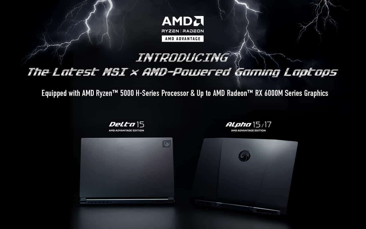 MSI présente ses nouveaux ordinateurs portables gaming AMD Advantage Edition