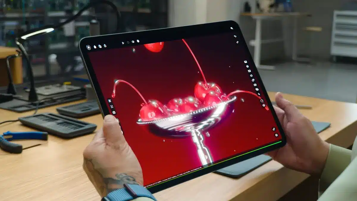 Apple dévoile l’iPad Pro équipé d’un écran OLED et d’une puce M4.