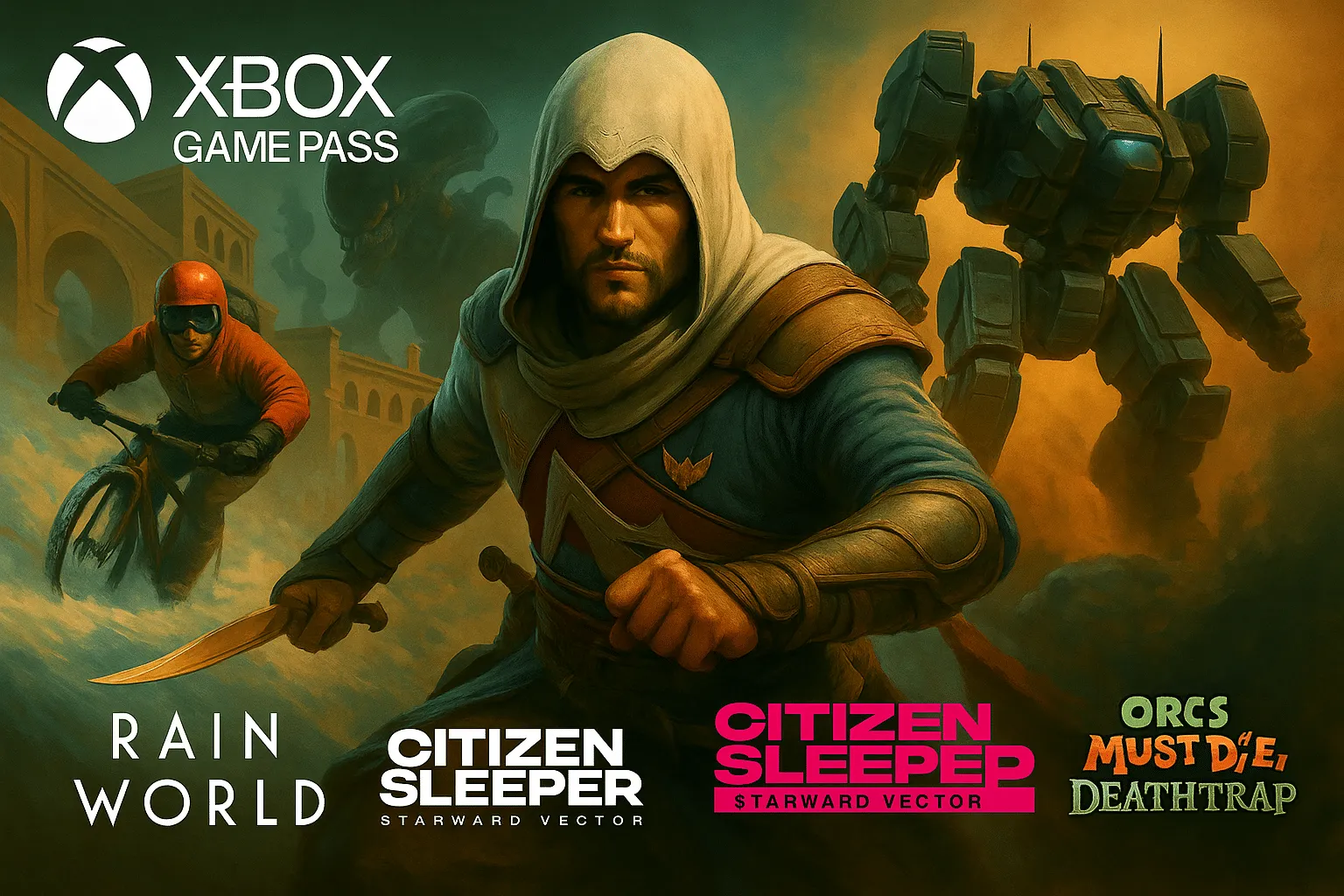 Xbox Game Pass : La vague d’août 2025 déferle avec Assassin’s Creed Mirage en tête d’affiche