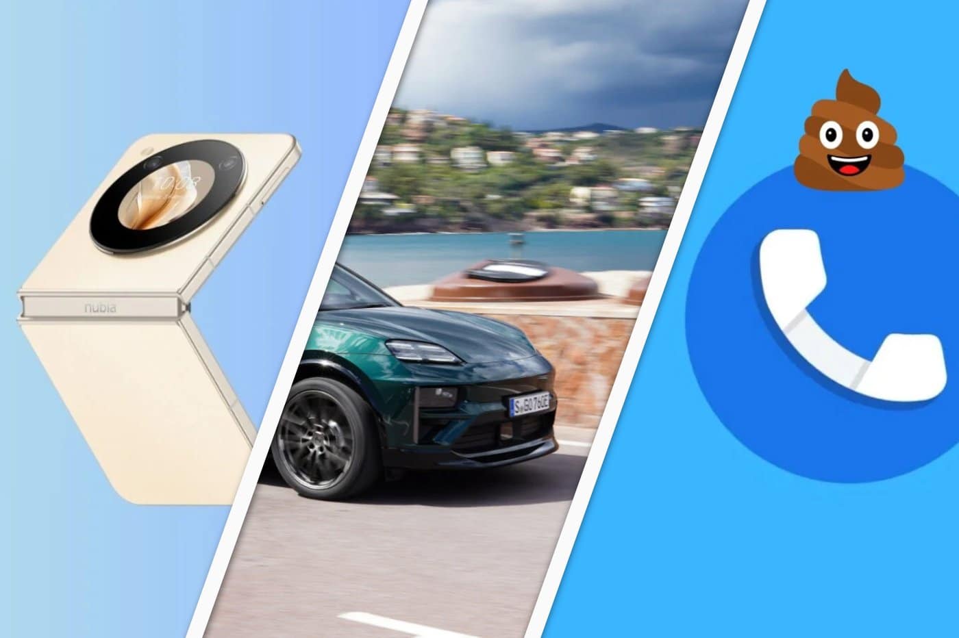 Essai du Porsche Macan électrique, découverte des émojis audio étranges sur Google, un smartphone pliant à moins de 600 €