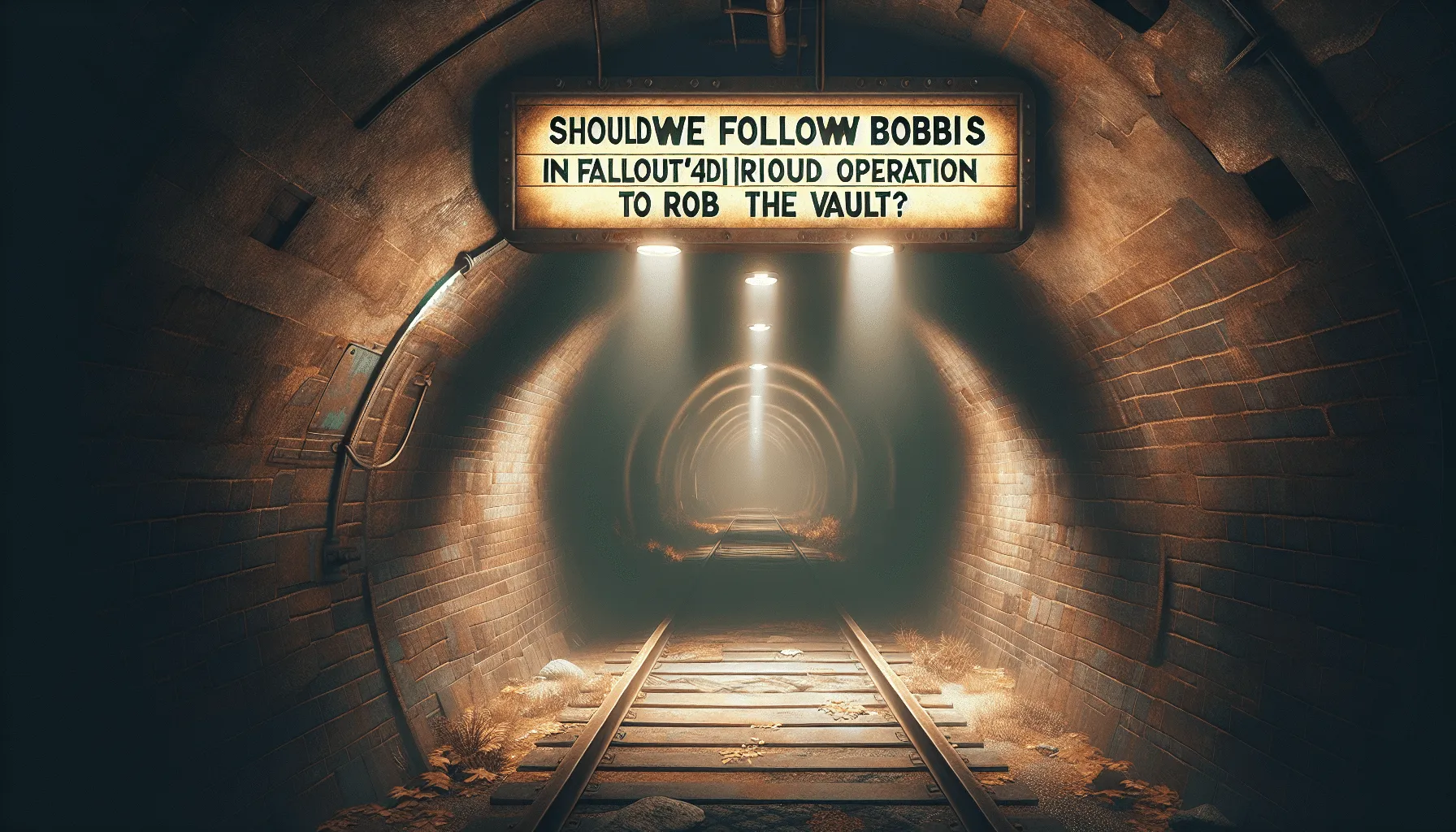 Faut-il suivre Bobbi dans l’opération souterraine de Fallout 4 pour cambrioler la chambre-forte ?