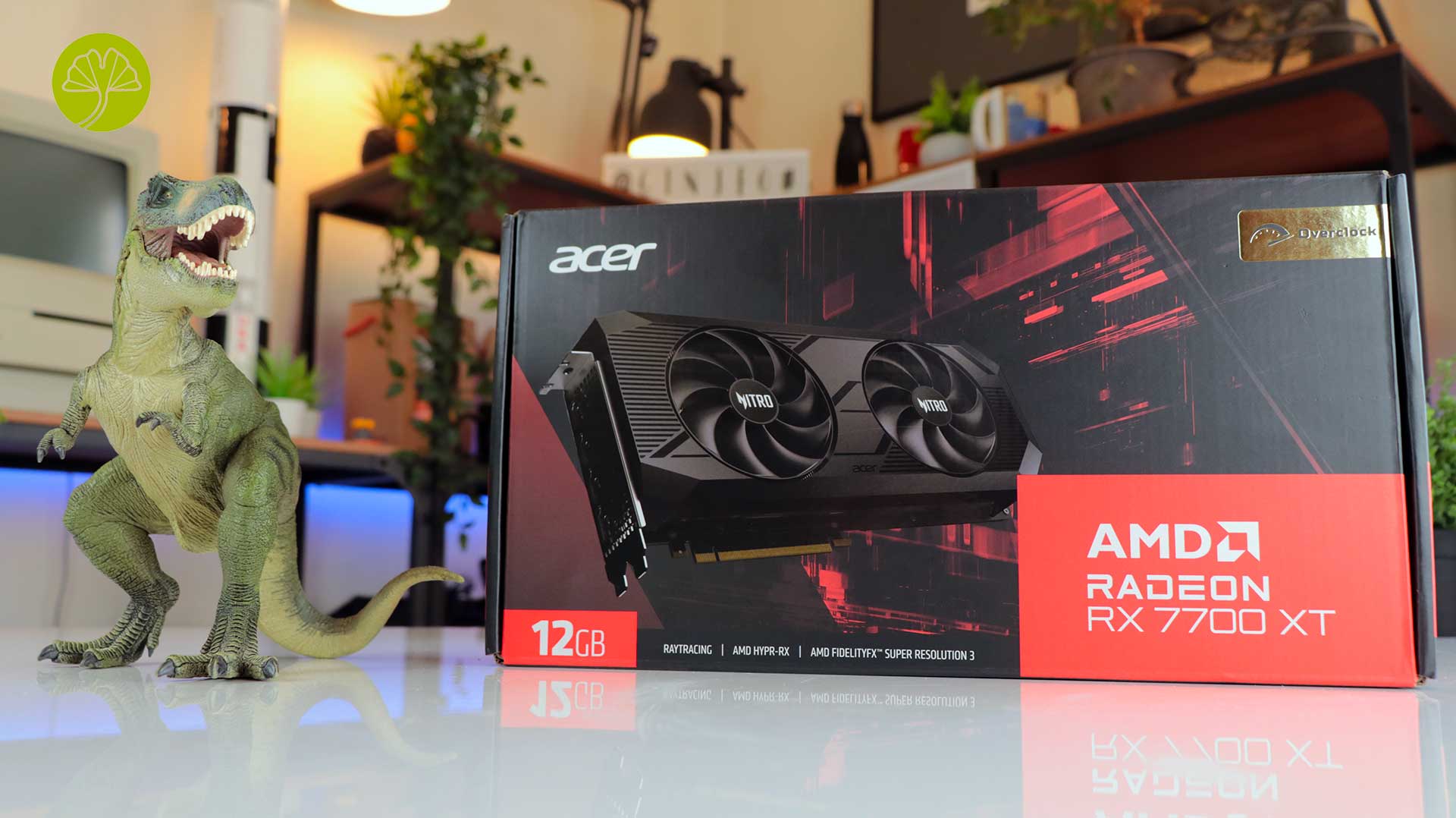 Nitro Radeon RX 7700 XT 12G, ACER personnalisé et optimisé.
