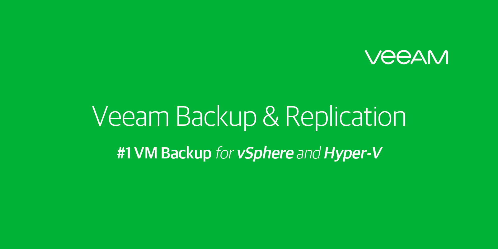 Veeam Backup, une solution de sauvegarde incontournable !