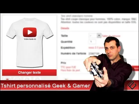 Tshirt original de la boutique – Family Geek unboxing & review – Ejayremy