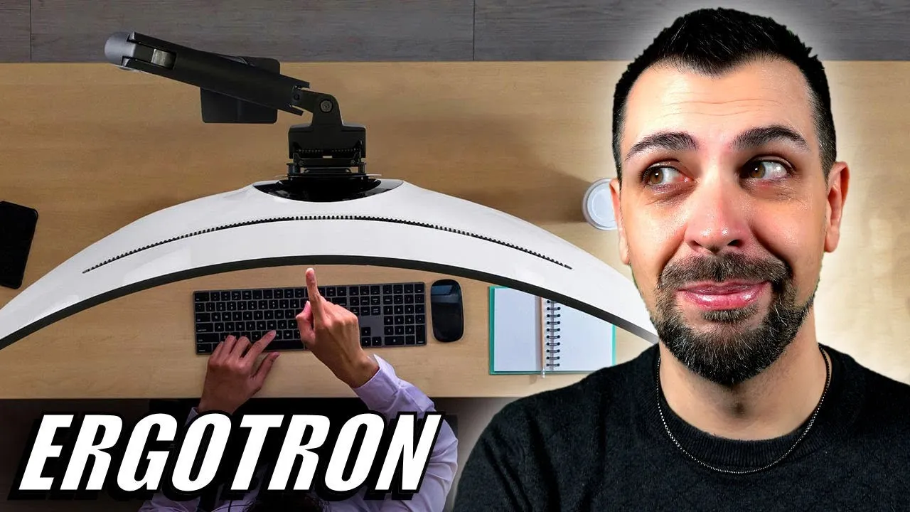 Bras d’écran incurvé incroyable – Ergotron HX | Ejayremy