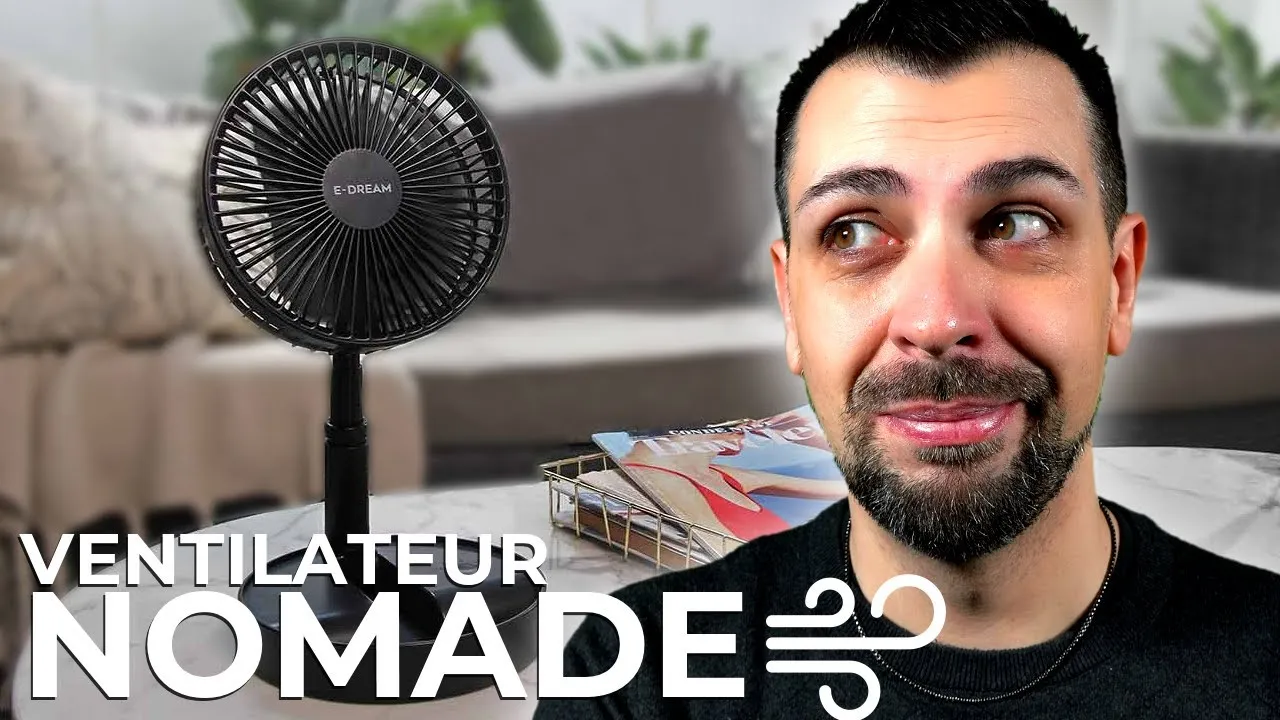Ventilateur nomage et compact incroyable (Edreame)