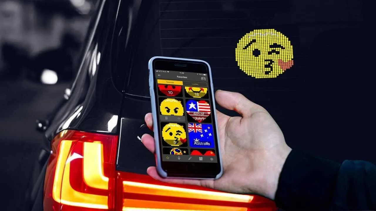 Écran LED Emoji pour voiture (Mojipic )