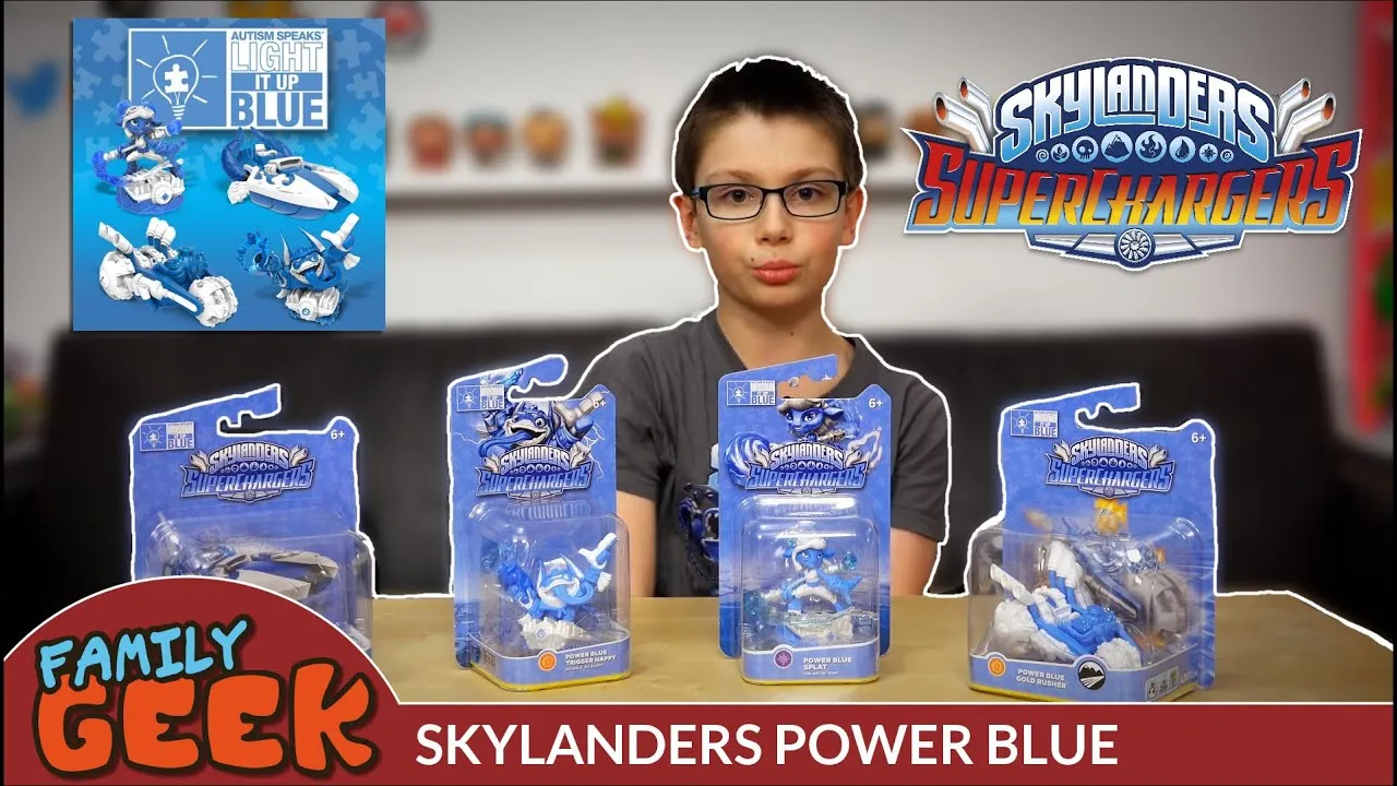 RARE SKYLANDERS ! Skylanders SuperChargers Power Blue édition – Family Geek – Ejayremy