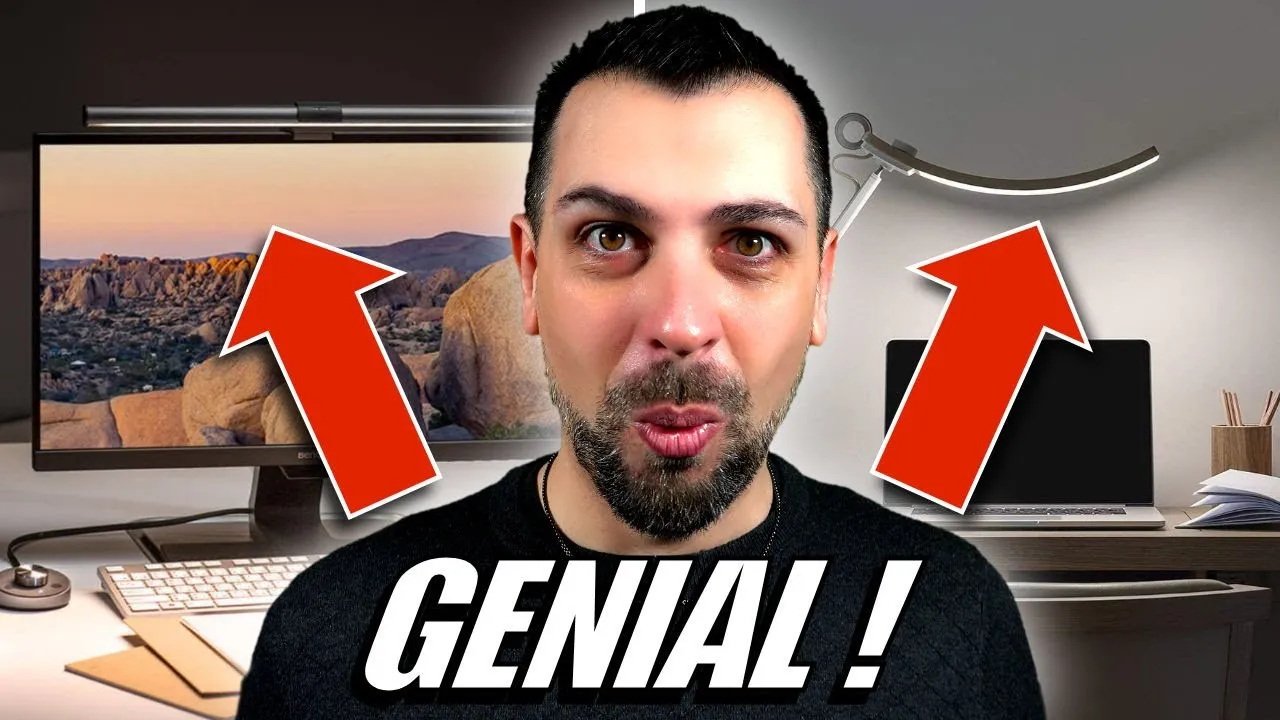 BenQ Wit et Screenbar Plus – Lampes de bureaux incroyables | Ejayremy