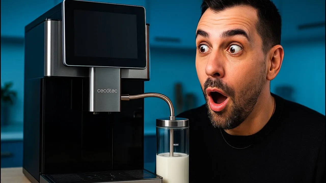 CAFETIÈRE SUPER AUTOMATIQUE PAS CHÈRE ! (Cremmaet Tempo Cecotec)
